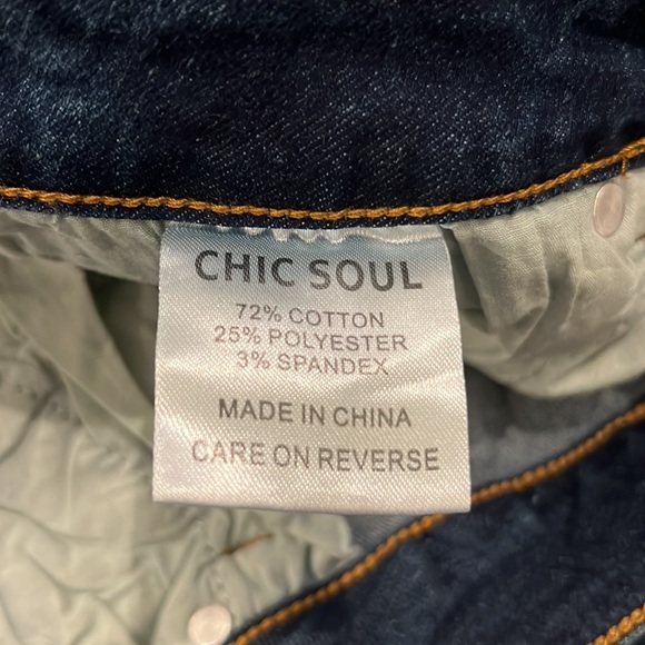 Distressed Women’s Skinny Jeans SZ 2X - Picture 4 of 5